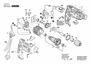 BOSCH Polschuh 220-240V | Ersatzteile für PSB 750 RCE | 2609003196