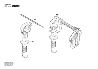 BOSCH Umschalter | Ersatzteile für UniversalImpact 700 | 1600A00DC0