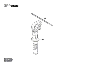 BOSCH Haltering | Ersatzteile f�r UniversalImpact 800 | 2609003189