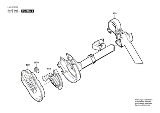 BOSCH Verschlussdeckel | Ersatzteile für PSB 800-2 RA | 2605510222