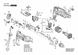 BOSCH Zusatzhandgriff | Ersatzteile für PSB 850-2 RE | 2609002967