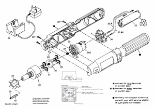 BOSCH Schraube | Ersatzteile für 2105 | 2610347948