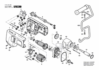 BOSCH Schraube | Ersatzteile für 1610 | 2610367838