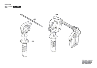 BOSCH Umschalter | Ersatzteile für AdvancedImpact 900 | 1600A0092H