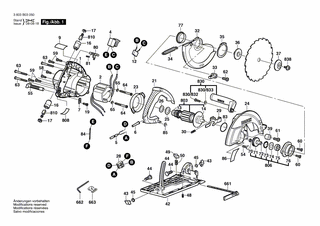 BOSCH Scheibe | Ersatzteile für PKS 165 | 1619P01240