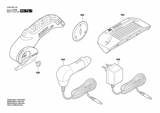 BOSCH Ladegert 12V | Ersatzteile fr XEO II | 2607225245