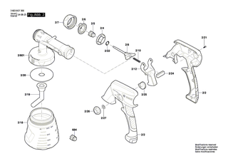 BOSCH O-Ring | Ersatzteile f�r PFS 2000 | 160021005B