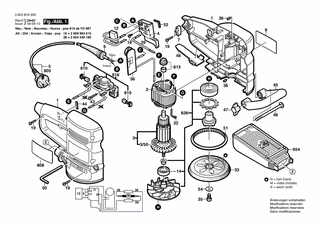 BOSCH Dichtstreifen | Ersatzteile für PEX 420 AE | 2602380003