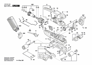 BOSCH Handgriff | Ersatzteile für Bandschleifer | 1619X06666