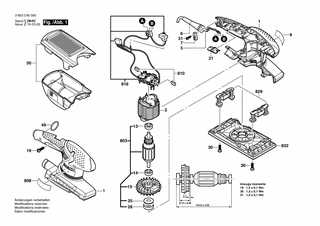 BOSCH Firmenschild PSS 200 A | Ersatzteile für PSS 200 A | 2609000520