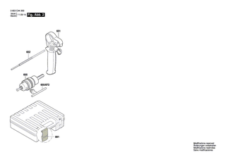 BOSCH Dichtrahmen | Ersatzteile f�r PBH 2000 RE | 1611015054