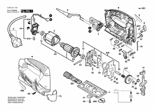 BOSCH Sägeblattdepot | Ersatzteile für PST 700 PE | 2608040231
