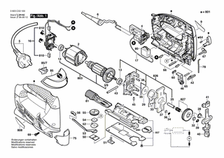 BOSCH Sägeblattdepot | Ersatzteile für PST 900 PEL | 2608040231