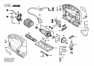 BOSCH Sägeblattdepot | Ersatzteile für PST 650 | 2608040231