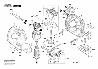 BOSCH Druckelement | Ersatzteile für PFZ 500 E | 2609001161