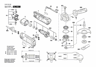 BOSCH Ausgleichscheibe 0,2 MM | Ersatzteile für PWS Universal+ | 2609002209