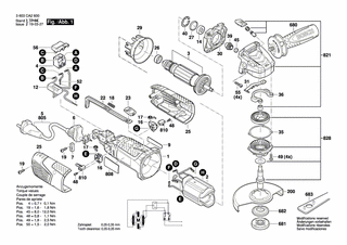 BOSCH Kegelrad | Ersatzteile für PWS 1000-125 | 2609006725