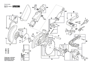 BOSCH Hub-/Schwenkeinheit | Ersatzteile für 1131 | 2610Z02385