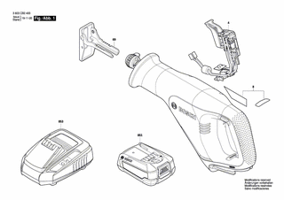 BOSCH Akku-Paket PBA 18V 2,0Ah 36Wh LI | Ersatzteile für AdvancedRecip 18 | 2607337211