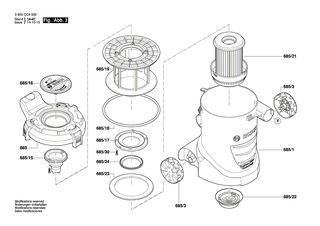BOSCH Leitungshalter | Ersatzteile für PWR 180 CE | 2601035001