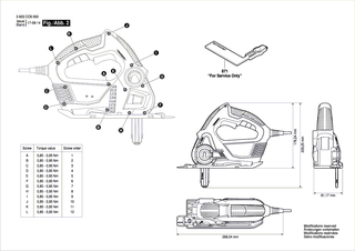 BOSCH Gehäusebaugruppe | Ersatzteile für EasyCut 50 | 1600A009PG
