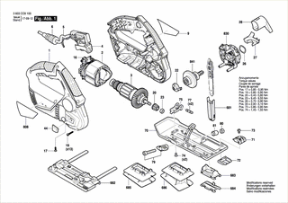 BOSCH Spanreissschutz | Ersatzteile für AdvancedCut 50 | 1600A003D9