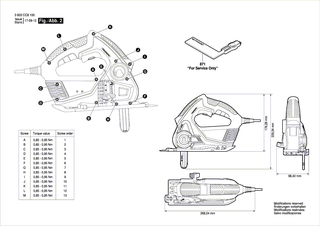 BOSCH Spanreissschutz | Ersatzteile für AdvancedCut 50 | 1600A003D9