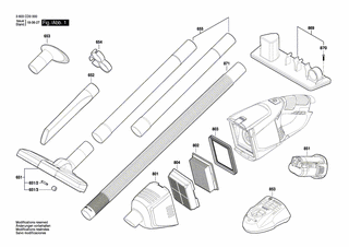 BOSCH Akku-Paket PBA 10,8V, 2,0Ah O-A | Ersatzteile für EasyVac 12 | 1607A3507N