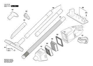 BOSCH Filter | Ersatzteile fr EasyVacuum 12 | 1600A002PS