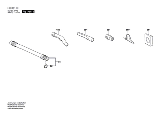 BOSCH Ger�tegeh�use | Ersatzteile f�r Easy Vac 3 | 1619PB1284