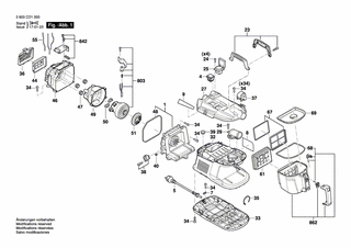 BOSCH Motor | Ersatzteile fr Easy Vac 3 | 1619PB1295