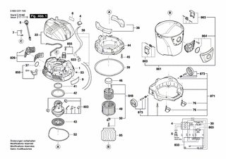 BOSCH Fugendüse | Ersatzteile für UniversalVac 15 | 1619PB0870