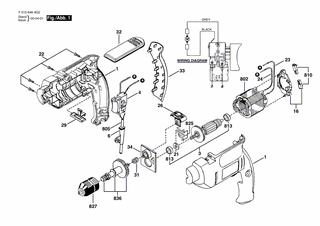 BOSCH Einstellschraube ROT | Ersatzteile für 6464 | 2610389725