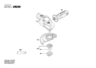 BOSCH Geh�useschale | Ersatzteile f�r AdvancedGrind 18 | 16051082EK