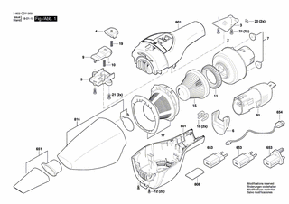 BOSCH Druckkappe | Ersatzteile für YOUseries Vac | 1619PB4044