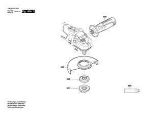 BOSCH Getriebegehäuse | Ersatzteile für AdvancedGrind 18 | 160580661P