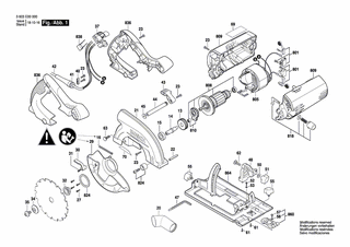 BOSCH Polschuh 230V | Ersatzteile für PKS 55 | 1609203Y10