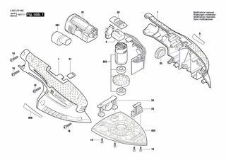 BOSCH Gleitschieber | Ersatzteile für EasySander 12 | 2609005284
