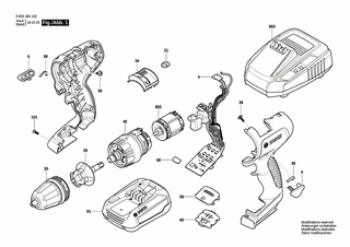 BOSCH Schnell-Lader EU AL 1830 CV 230/14,4-18V 1h | Ersatzteile für AdvancedImpact 18 | 2607225965