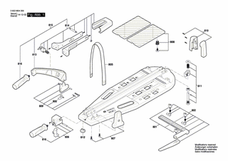 BOSCH Schneideinheit | Ersatzteile für PTC 470 | 1600A0088L