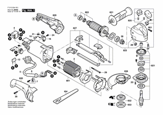 BOSCH Mutter M6 | Ersatzteile für 9340 | 2610061550
