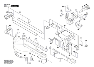 BOSCH Sperrhebel | Ersatzteile f�r PCM 1800 SD | 1619PA1380