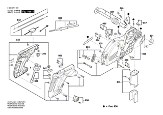 BOSCH Abdeckung | Ersatzteile f�r PCM 8 SD | 1609B02794