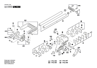 BOSCH Flanschbolzen | Ersatzteile für PCM 8 SD | 1609B00213