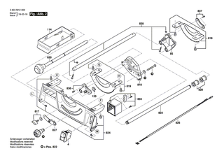 BOSCH Zugentlastung | Ersatzteile f�r AdvancedTableCut 52 | 1609B02847