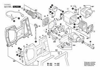 BOSCH Spindel | Ersatzteile für 1640 | 2610Z00613