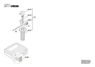 BOSCH Knebelgriff | Ersatzteile f�r 11250VSR | 1612026128