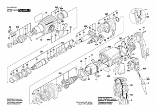 BOSCH Querverbinder | Ersatzteile für GBH 2-23 REA | 1619P06106