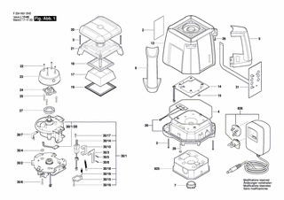 BOSCH Blechschraube | Ersatzteile für RL25HV | 2610A12301