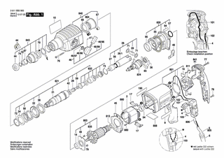 BOSCH Bohrfutterschlüssel SG2 | Ersatzteile für GBH 2200 | 2607950007